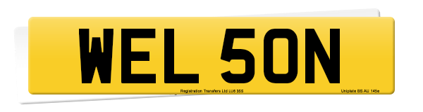 Registration number WEL 50N
